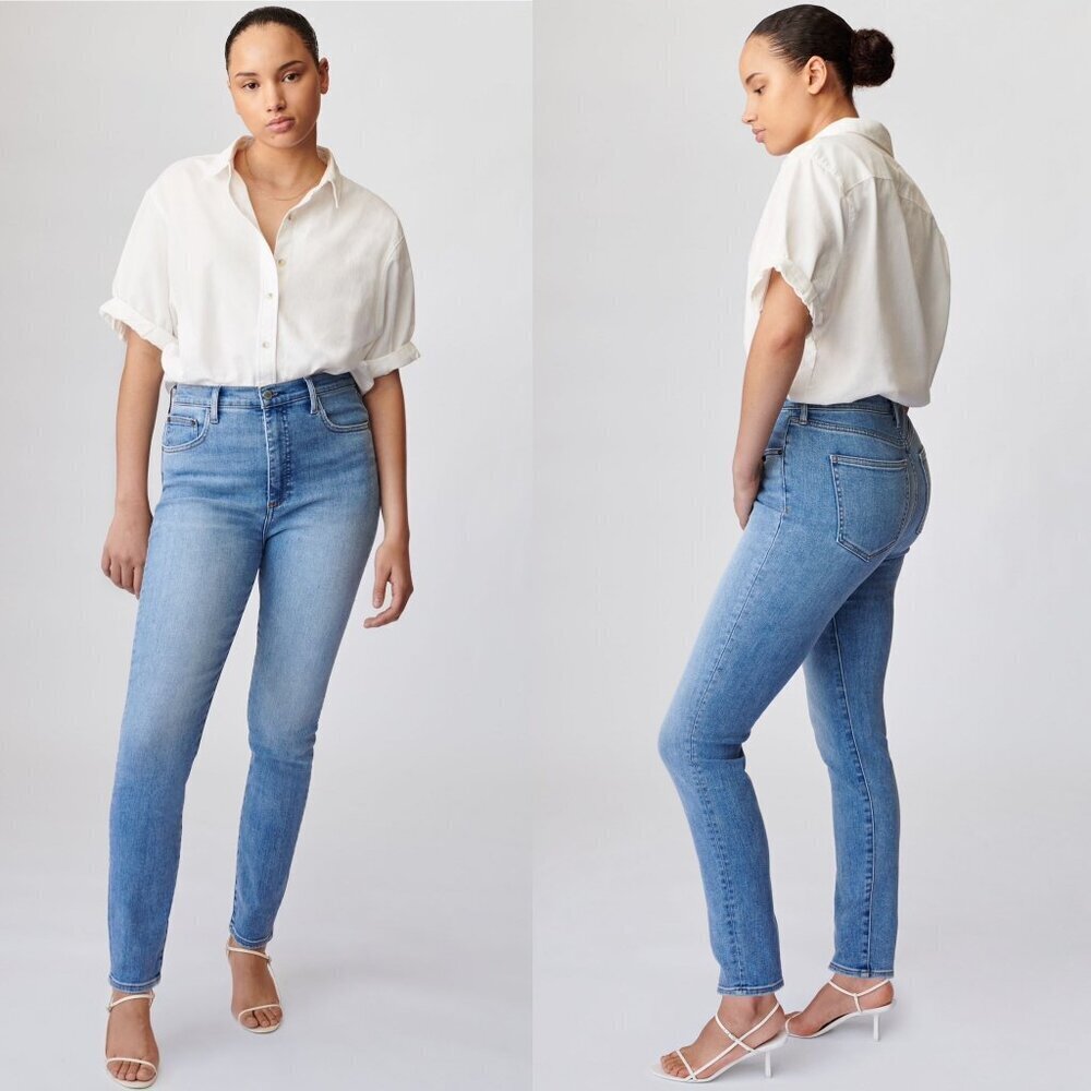 Aritzia | Denim Forum The Lola High Rise Skinny in Picture This Bleu - Size 26